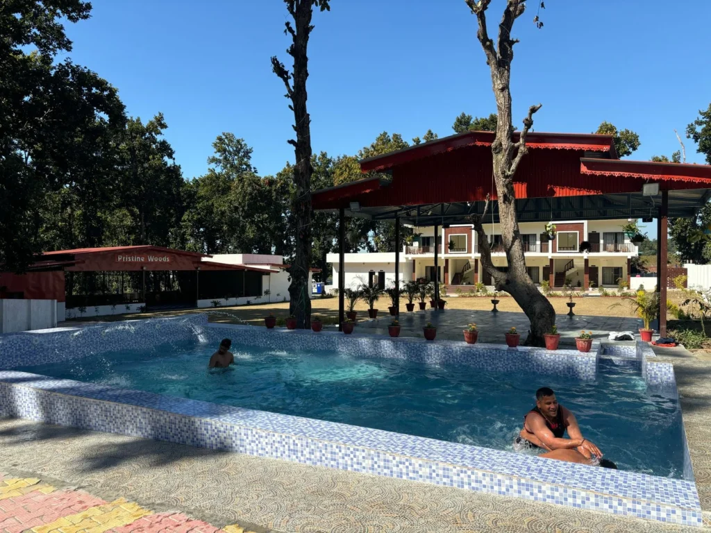 Pristine Woods the best resort in dehradun with a swimming pool