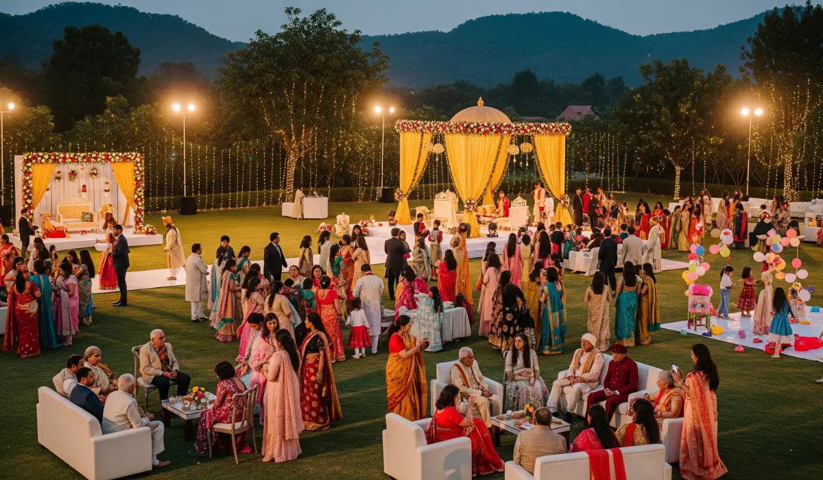 Best resort in Dehradun with wheelchair-friendly pathways, senior-friendly seating, and child-safe wedding lawn for inclusive celebrations.